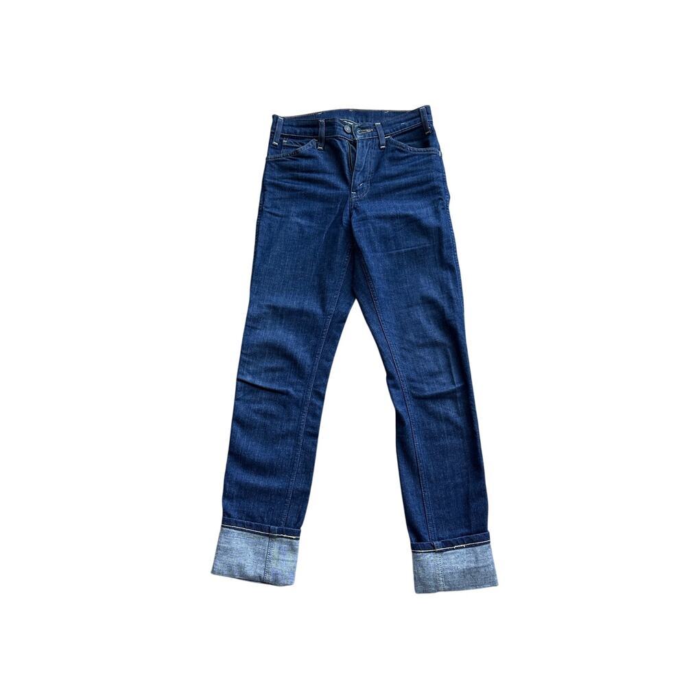 Levi's Vintage Clothing LVC 606 Selvedge Jeans W25 Orange Tab Dark Indigo